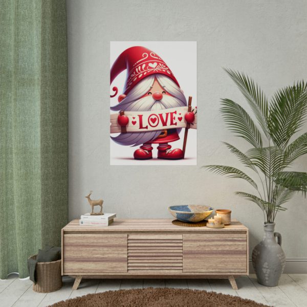 Whimsical Gnome Character Poster