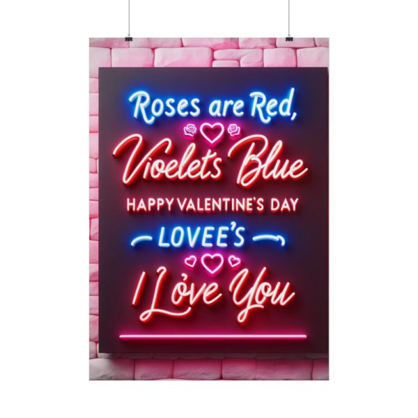 Roses Are Red, Violets Are Blue Poster