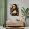 101894-458.jpg Mona Lisa Reimagined as a Singer Poster