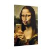 101894-472.jpg Mona Lisa Making a Duckface Poster