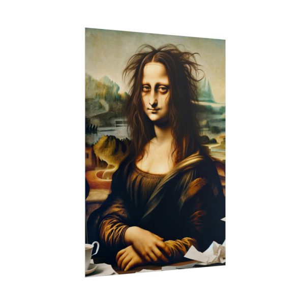 101894-477.jpg Mona Lisa Very Tired From Work Poster
