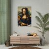 101894-478.jpg Mona Lisa Very Tired From Work Poster