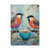 Coffee Tea Birds Poster