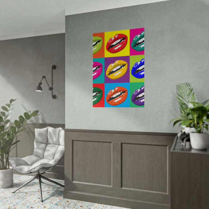 Mouth Lips Pop Art Poster - Image 15