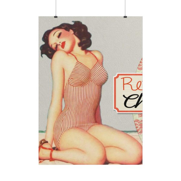 101894-86.jpg Retro Pin-up Lady Art Collag Poster