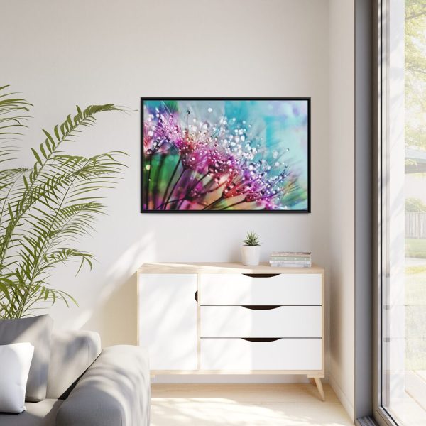 88289-103.jpg Dewdrops & Rainbows Framed Canvas