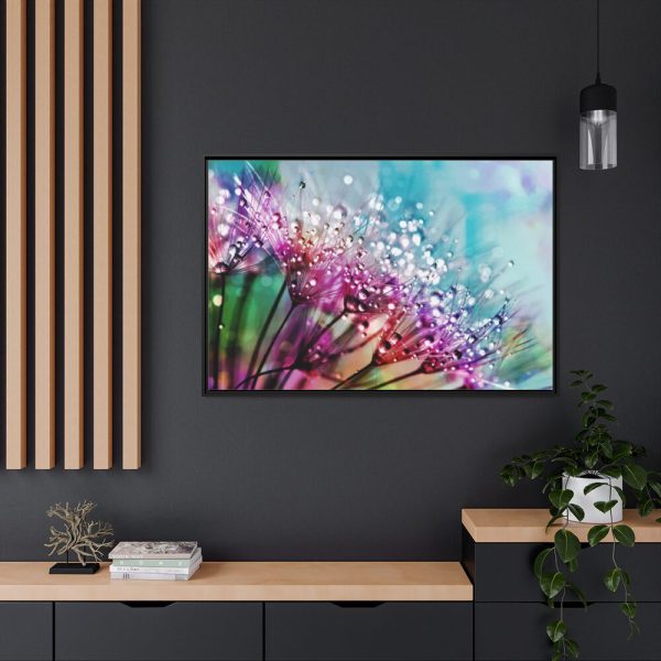 88289-104.jpg Dewdrops & Rainbows Framed Canvas