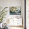 88289-108.jpg Bridge Over River Framed Canvas