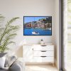 Cinque Terre From the Coast Framed Canvas