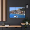 Cinque Terre From the Coast Framed Canvas