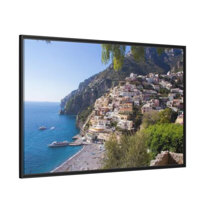 Amalfi Coast in Italy Framed Canvas