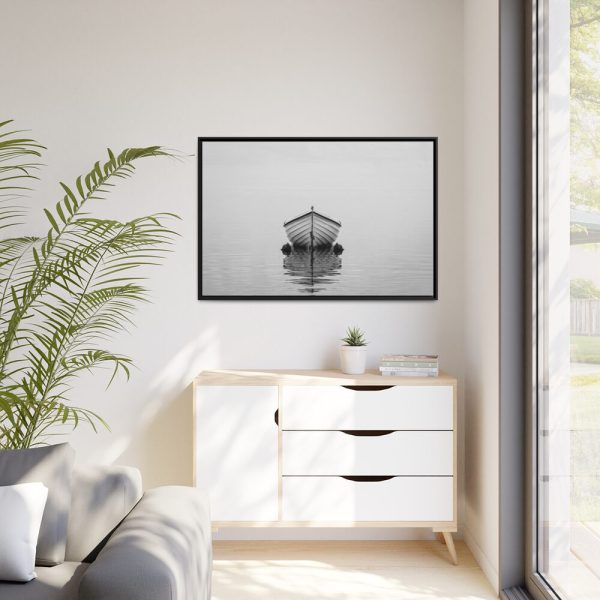 88289-128.jpg Boat on the Sea Framed Canvas