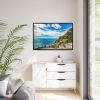 Positano Italy Sea Mediterranean Framed Canvas