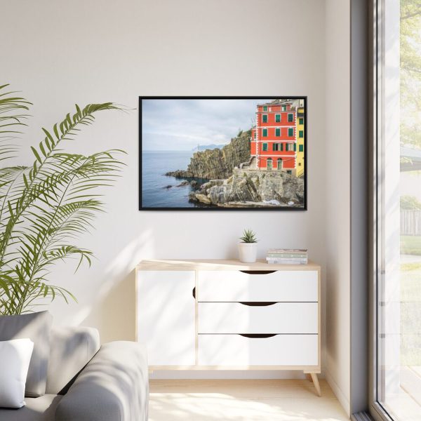 88289-143.jpg Italy Cinque Terre Mediterranean Framed Poster