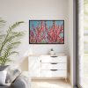88289-163.jpg Peach Blossoms Flowering Tree Framed Canvas