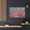88289-164.jpg Peach Blossoms Flowering Tree Framed Canvas