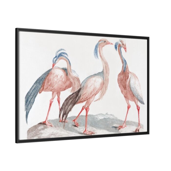Miss Crane Birds by Johan Teyler Framed Canvas - Image 1