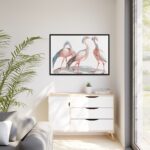 Miss Crane Birds by Johan Teyler Framed Canvas - Image 4