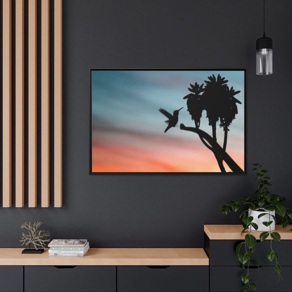 Hummingbird Framed Canvas