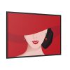 88289-200.jpg Woman In Red Hat Framed Canvas