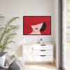 88289-203.jpg Woman In Red Hat Framed Canvas