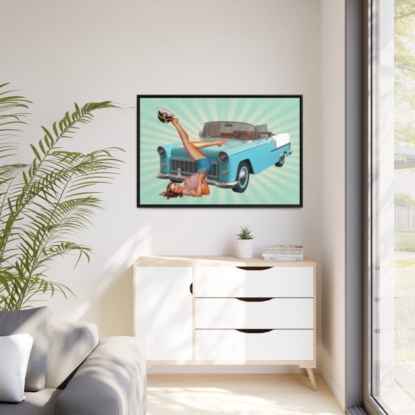 88289-208.jpg Retro Vintage Car Framed Canvas