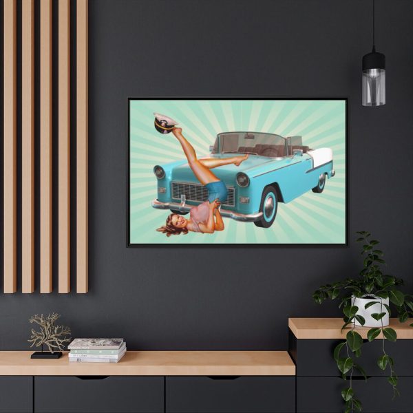 88289-209.jpg Retro Vintage Car Framed Canvas