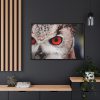 88289-219.jpg An Owl With Red Eyes Framed Canvas