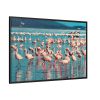 88289-240.jpg Pink Flamingo Lake Framed Canvas