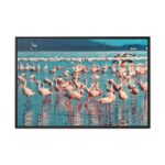 Pink Flamingo Lake Framed Canvas - Image 2