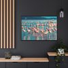 88289-244.jpg Pink Flamingo Lake Framed Canvas