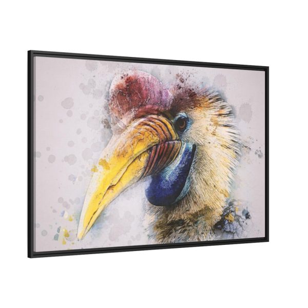 88289-250.jpg Hornbill Bird Framed Canvas