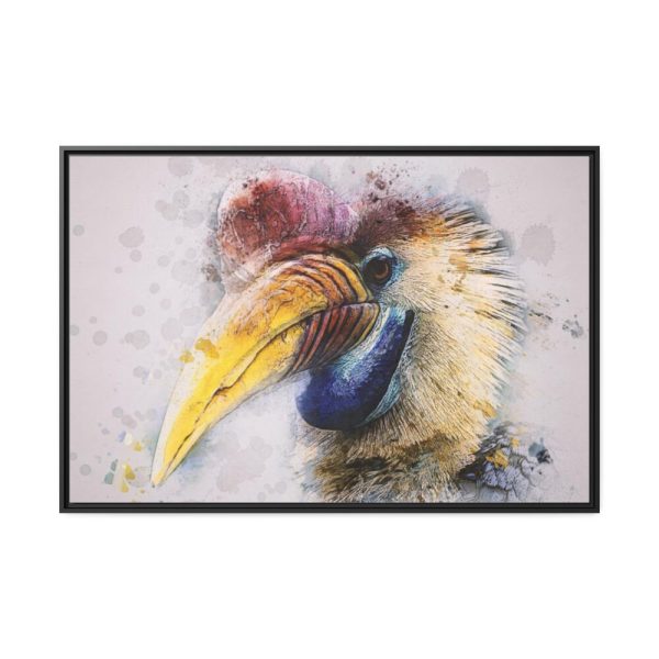 88289-251.jpg Hornbill Bird Framed Canvas