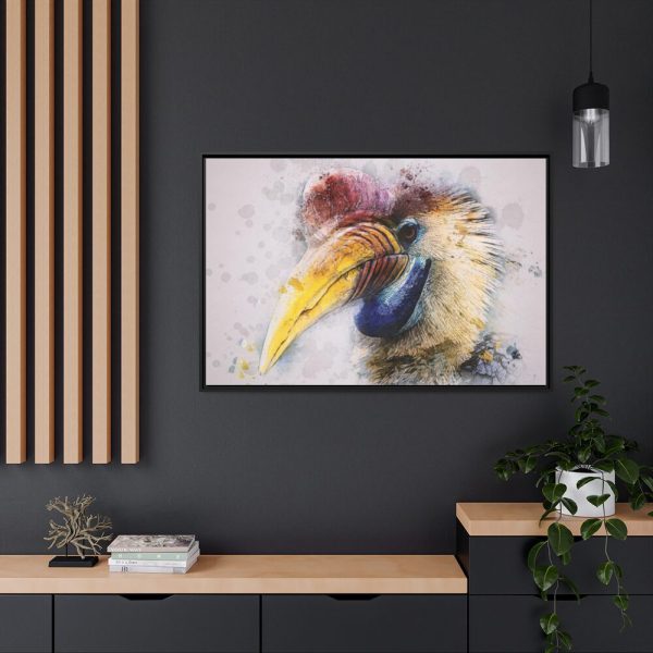 88289-254.jpg Hornbill Bird Framed Canvas