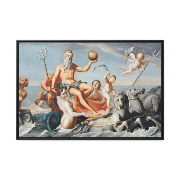 88289-256.jpg The Return of Neptune by John Singleton Copley Framed Canvas