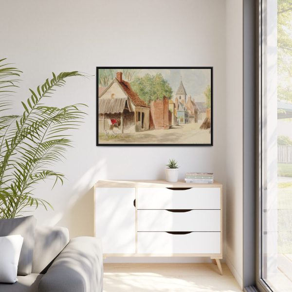 88289-268.jpg Rue du Puits Sale, St. Valery by Miner Kilbourne Kellogg Framed Canvas