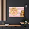 88289-274.jpg Glamorous Retro Woman With Humourous Sign Framed Canvas
