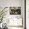 88289-283.jpg Vintage Retro Radio Framed Canvas