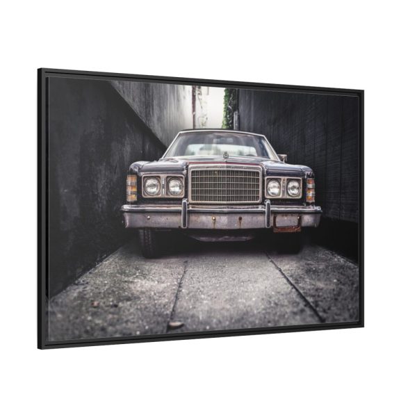 88289-285.jpg Car Vintage Parking Narrow Framed Canvas