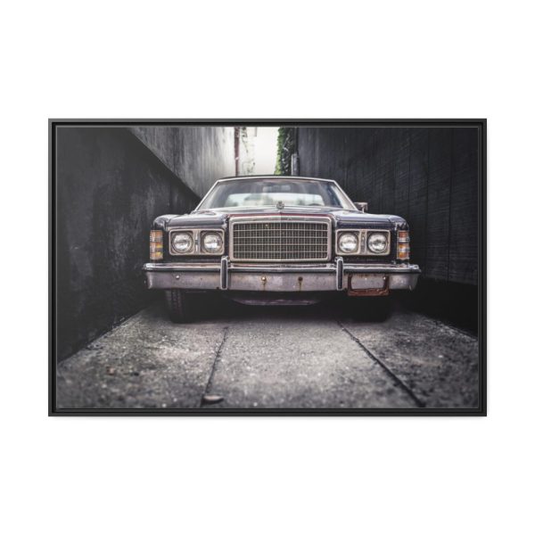 88289-286.jpg Car Vintage Parking Narrow Framed Canvas