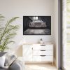 88289-288.jpg Car Vintage Parking Narrow Framed Canvas