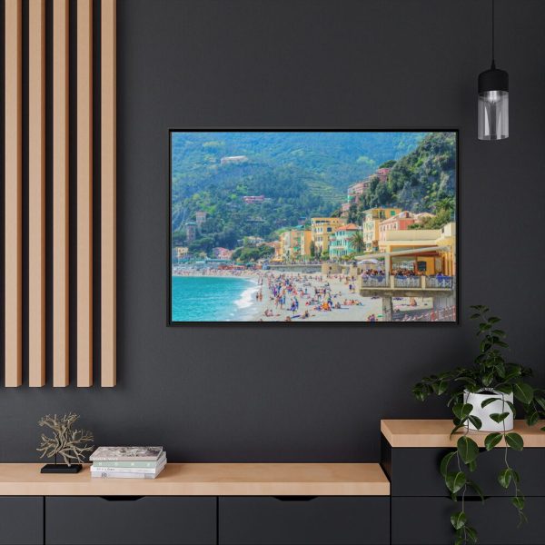 88289-29.jpg A Beach of Cinque Terre Framed Canvas