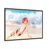 88289-290.jpg Pin-up Girl Beach Beauty Framed Canvas