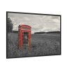 88289-295.jpg Red Telephone Booth Framed Canvas