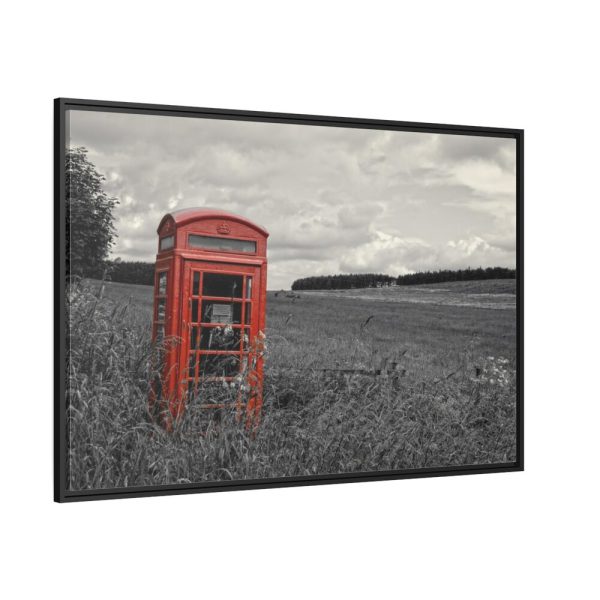 88289-295.jpg Red Telephone Booth Framed Canvas
