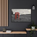 Red Telephone Booth Framed Canvas - Image 5