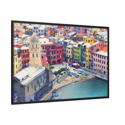 Italy Liguria Cinque Terre Framed Canvas