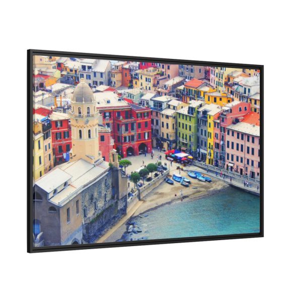 88289-30.jpg Italy Liguria Cinque Terre Framed Canvas