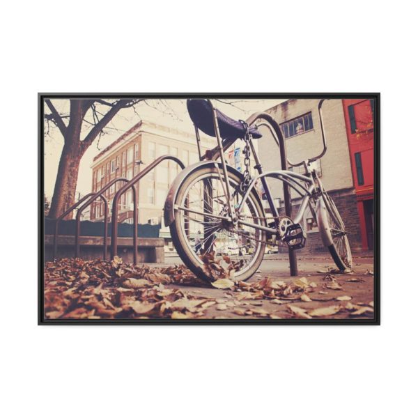Bicycle Bike Old Vintage Framed Canvas