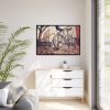 Bicycle Bike Old Vintage Framed Canvas